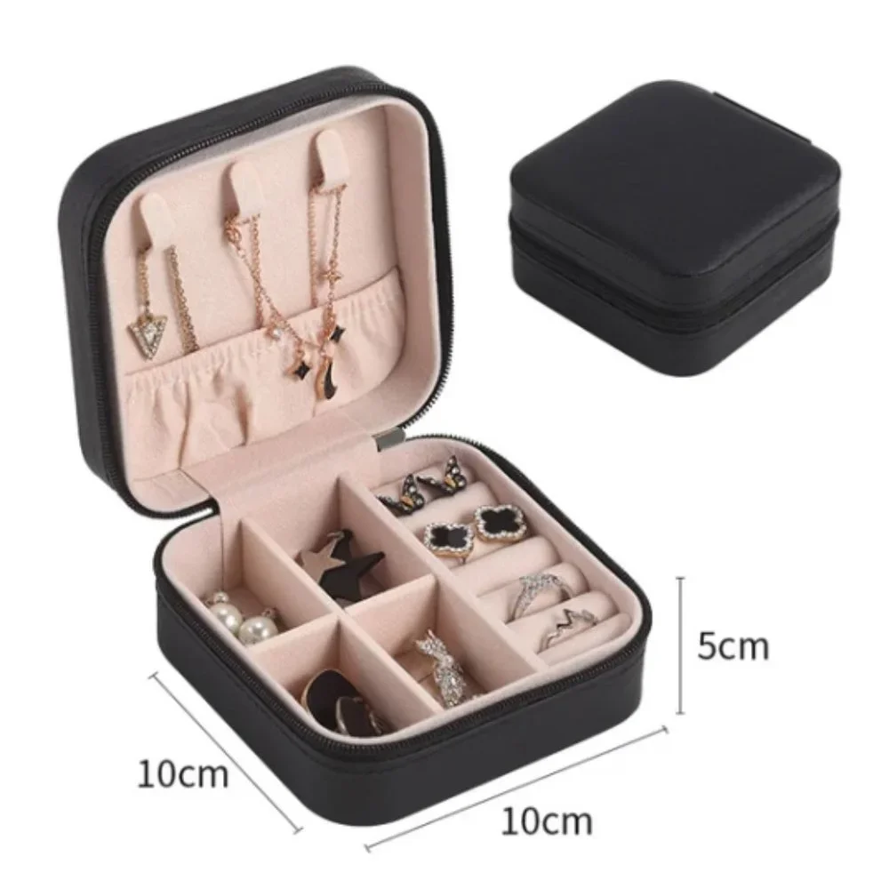 Travel Size Jewelry Box - Black NEW - Picture 2 of 4